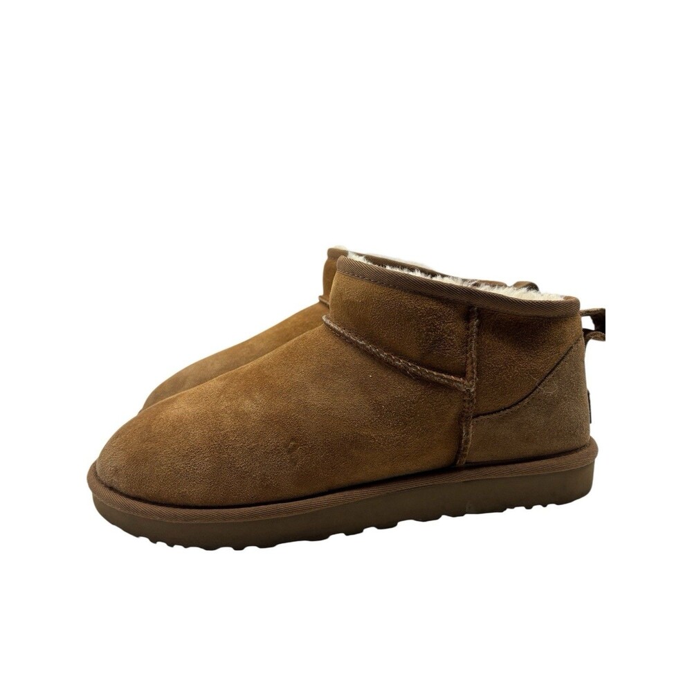 UGG Classic Ultra Mini Boots Women's Size 11 Chestnut